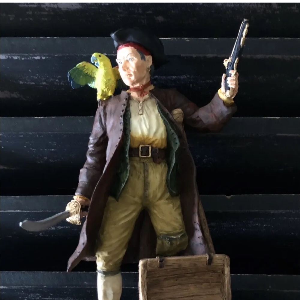 Royal Doulton Vintage Resin Character Sculptures Pirate Figure